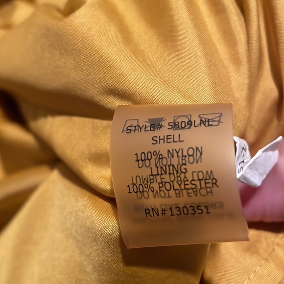 Mustard Colored Cinched Waist Rain Coat - Picture 11 of 11